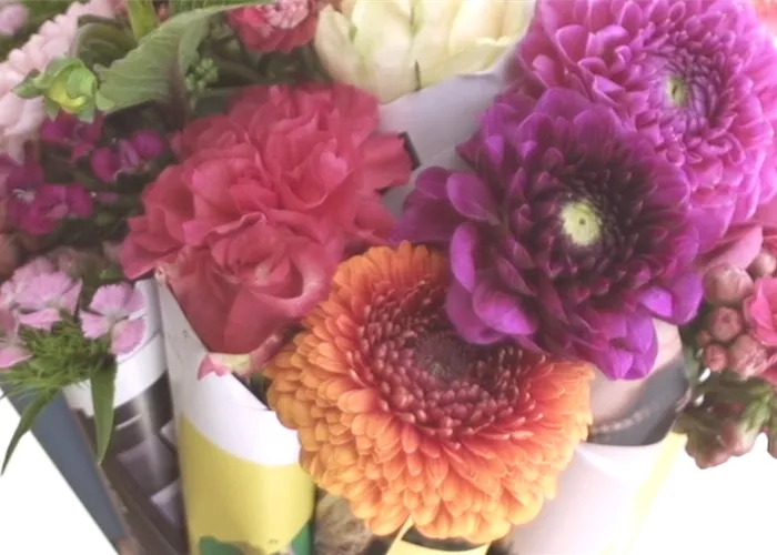 Bunter Strauß mit Sommerblumen Bunter Strauß mit Sommerblumen